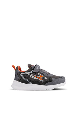 Slazenger - Slazenger KAORU Sneaker Boys' Shoes Dark Gray - Orange