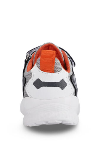 Slazenger KAORU Sneaker Girls Children's Shoes Gray - Orange - Thumbnail