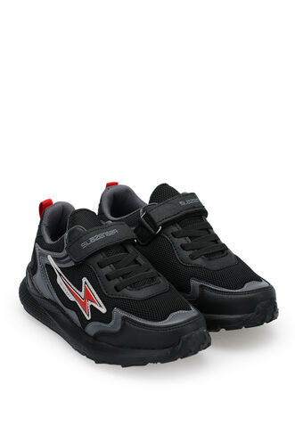 Slazenger KAORU Sneaker Boys' Shoes Black - Thumbnail