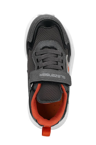 Slazenger KAORU Sneaker Boys' Shoes Dark Gray - Orange - Thumbnail