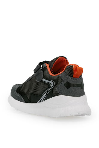 Slazenger KAORU Sneaker Boys' Shoes Dark Gray - Orange - Thumbnail