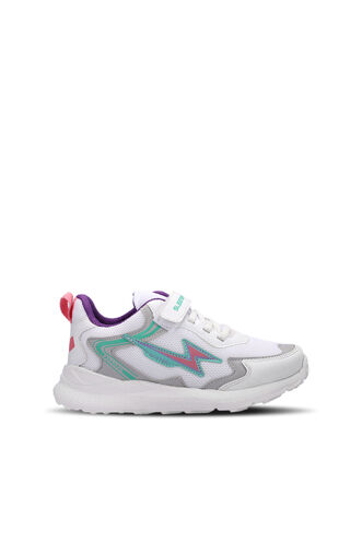 Slazenger - Slazenger KAORU Sneaker Girls Children's Shoes White - Lilac