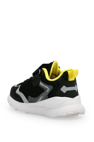 Slazenger KAORU Sneaker Boys' Shoes Black - White - Thumbnail