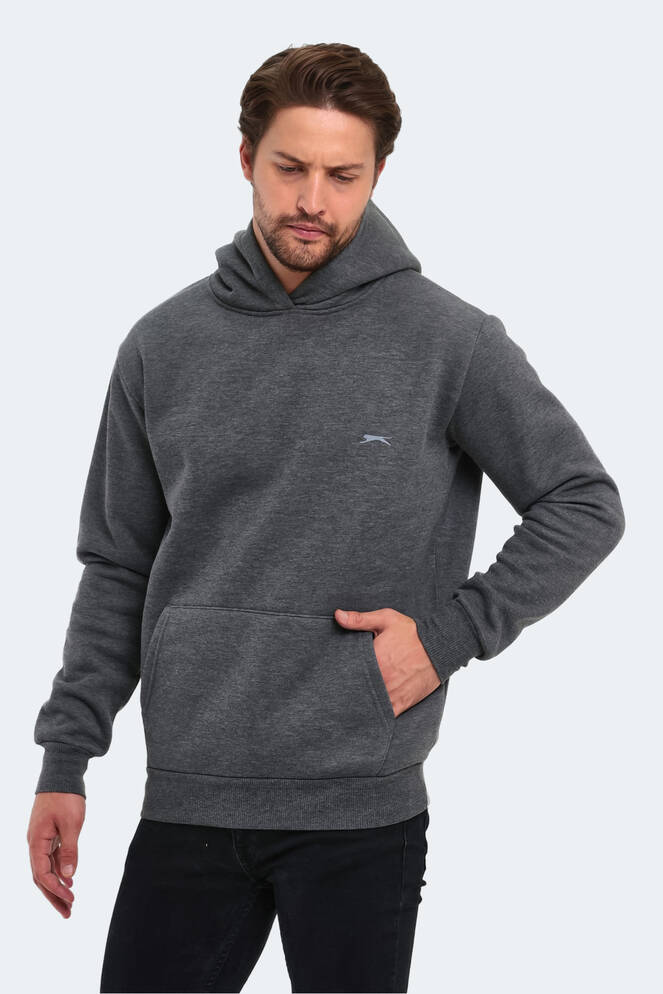 Slazenger KAPENA Erkek Sweatshirt Koyu Gri