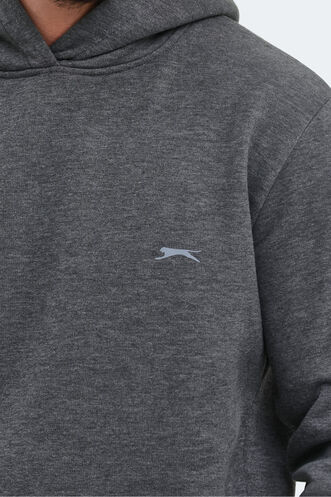 Slazenger KAPENA Erkek Sweatshirt Koyu Gri - Thumbnail