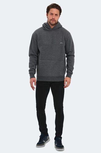 Slazenger KAPENA Erkek Sweatshirt Koyu Gri - Thumbnail