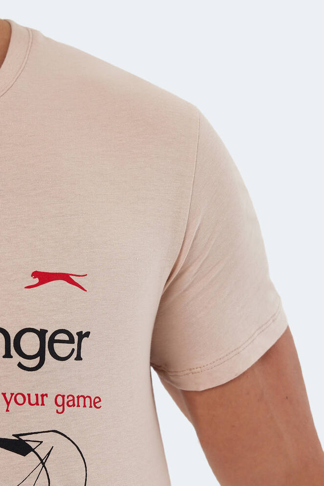 Slazenger KAREL Erkek Kısa Kollu T-Shirt Bej