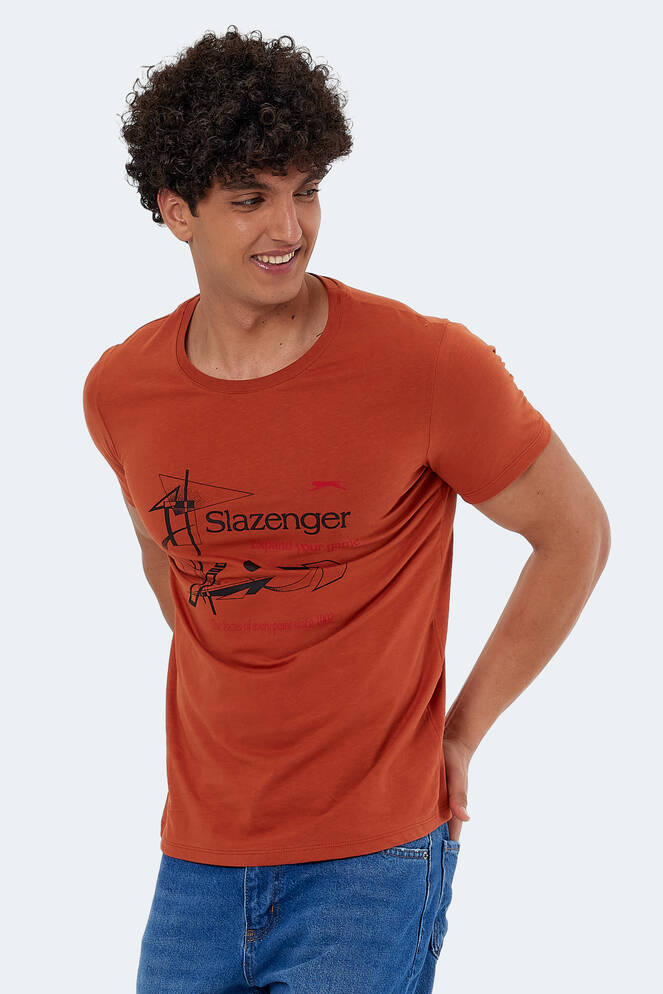 Slazenger KAREL Erkek Kısa Kollu T-Shirt Kiremit