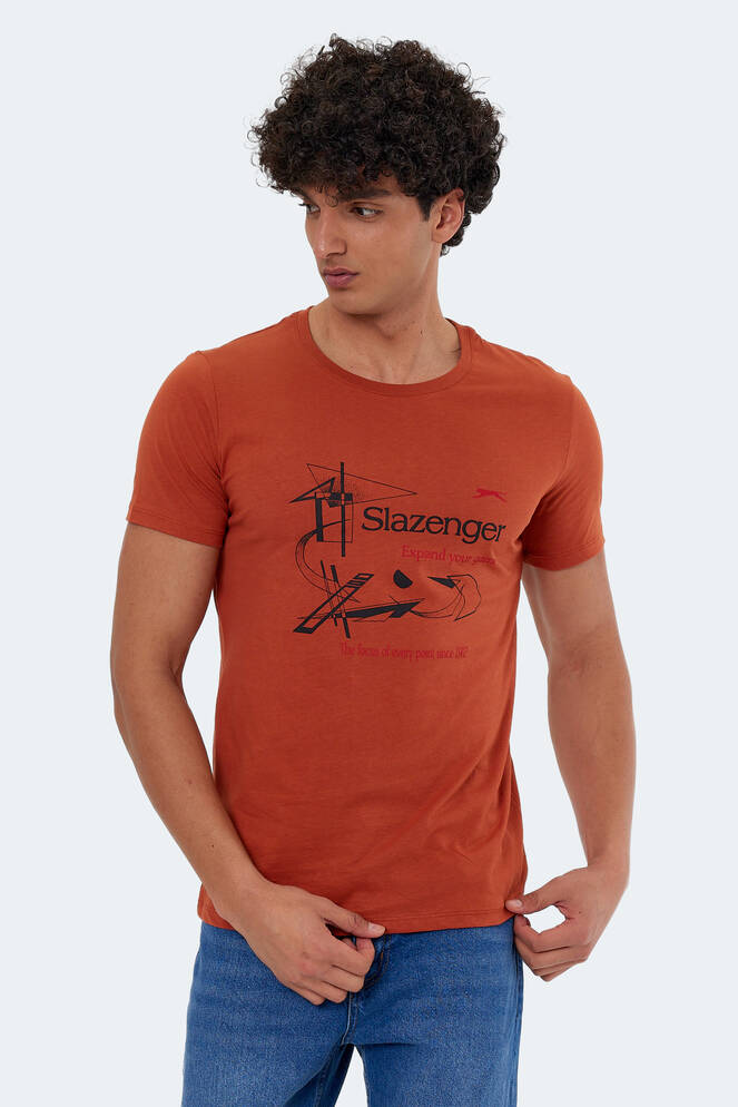 Slazenger KAREL Erkek Kısa Kollu T-Shirt Kiremit