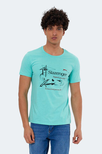 Slazenger - Slazenger KAREL Erkek Kısa Kollu T-Shirt Nane