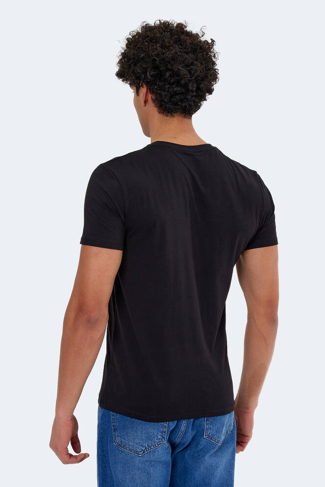 Slazenger KAREL Erkek Kısa Kollu T-Shirt Siyah