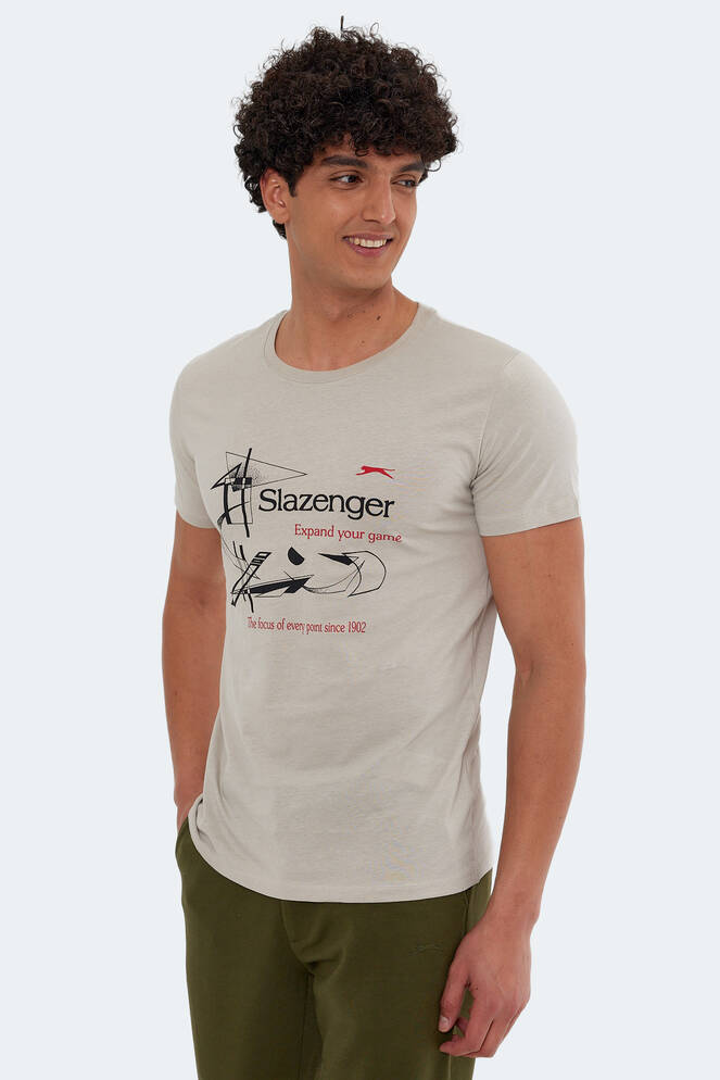 Slazenger KAREL Erkek Kısa Kollu T-Shirt Taş Gri