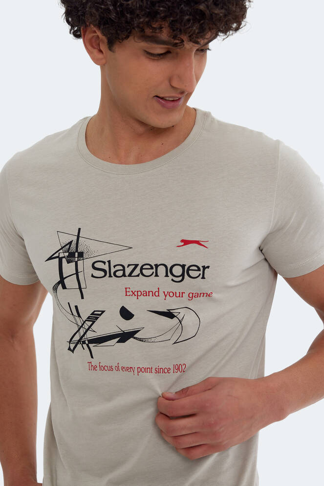 Slazenger KAREL Erkek Kısa Kollu T-Shirt Taş Gri