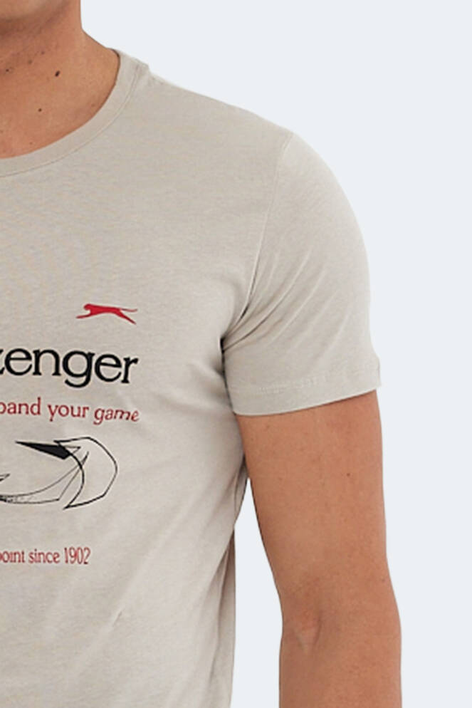 Slazenger KAREL Erkek Kısa Kollu T-Shirt Taş Gri