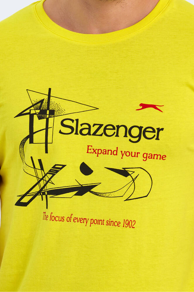 Slazenger KAREL Erkek Kısa Kollu T-Shirt Açık Sarı