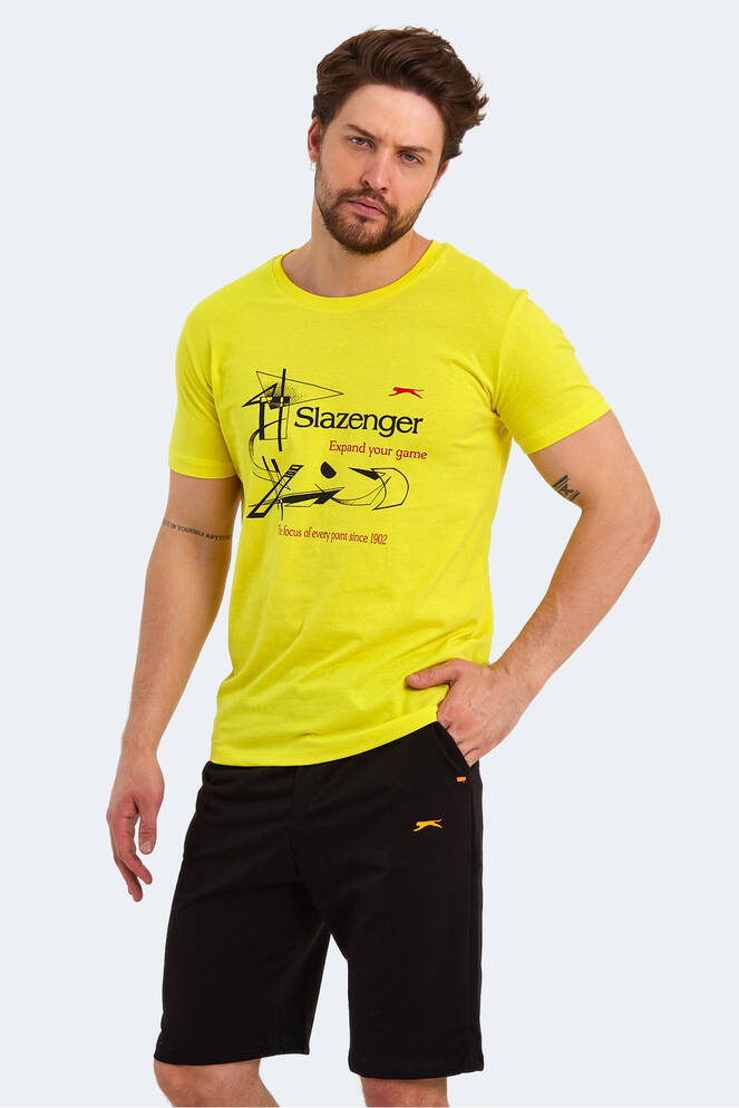 Slazenger KAREL Erkek Kısa Kollu T-Shirt Açık Sarı