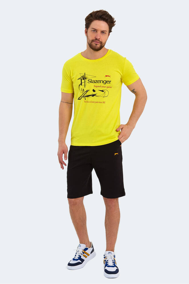 Slazenger KAREL Erkek Kısa Kollu T-Shirt Açık Sarı