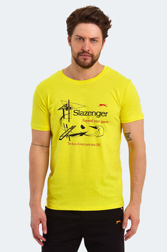 Slazenger - Slazenger KAREL Erkek Kısa Kollu T-Shirt Açık Sarı