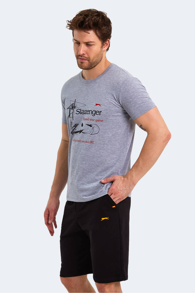 Slazenger KAREL Erkek Kısa Kollu T-Shirt Gri