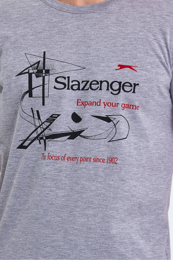 Slazenger KAREL Erkek Kısa Kollu T-Shirt Gri