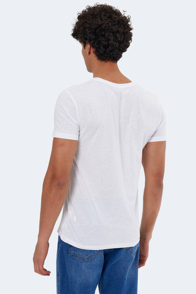 Slazenger KAREL Men's Short Sleeve T-Shirt White