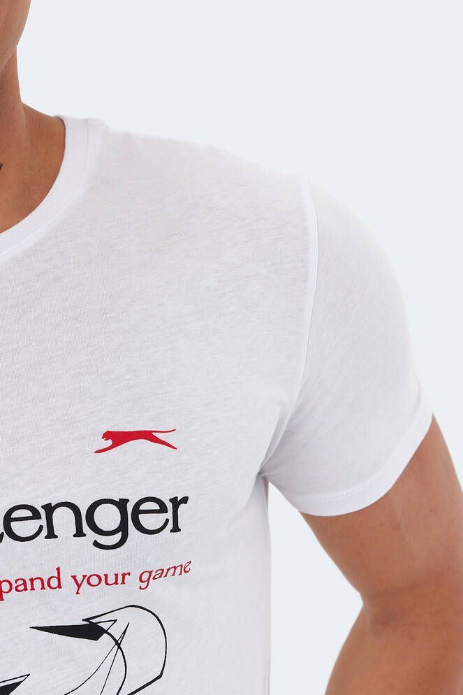 Slazenger KAREL Men's Short Sleeve T-Shirt White