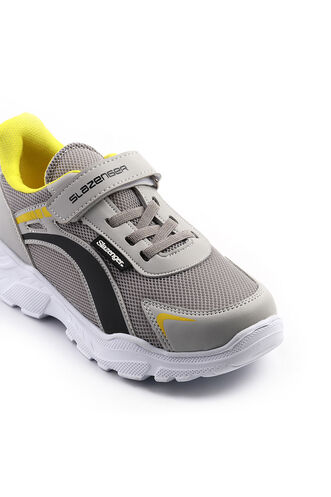 Slazenger KARISSA Sneaker Boys Shoes Gray - Black - Thumbnail