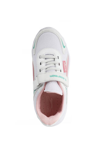 Slazenger KARISSA Sneaker Girls Children's Shoes White - Pink - Thumbnail