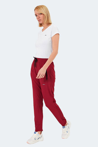 Slazenger KARMOR Women's Sweatpants Burgundy - Thumbnail