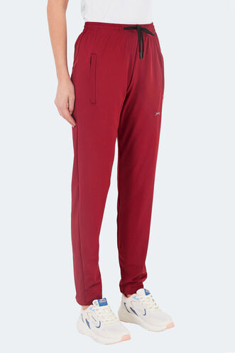 Slazenger KARMOR Women's Sweatpants Burgundy - Thumbnail