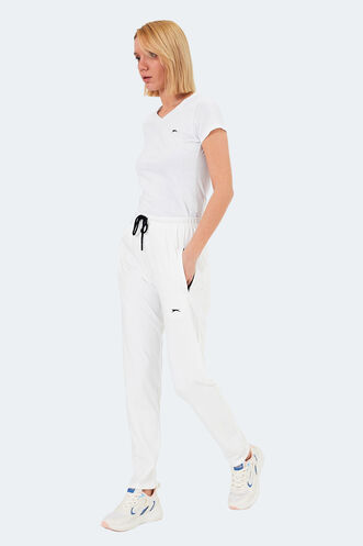 Slazenger KARMOR Women's Sweatpants White - Thumbnail