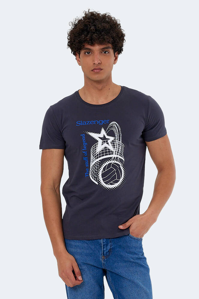 Slazenger KARNEN Erkek Kısa Kollu T-Shirt Antrasit