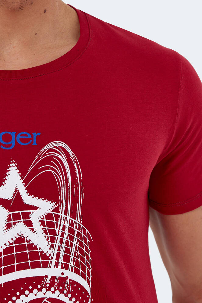 Slazenger KARNEN Erkek Kısa Kollu T-Shirt Bordo