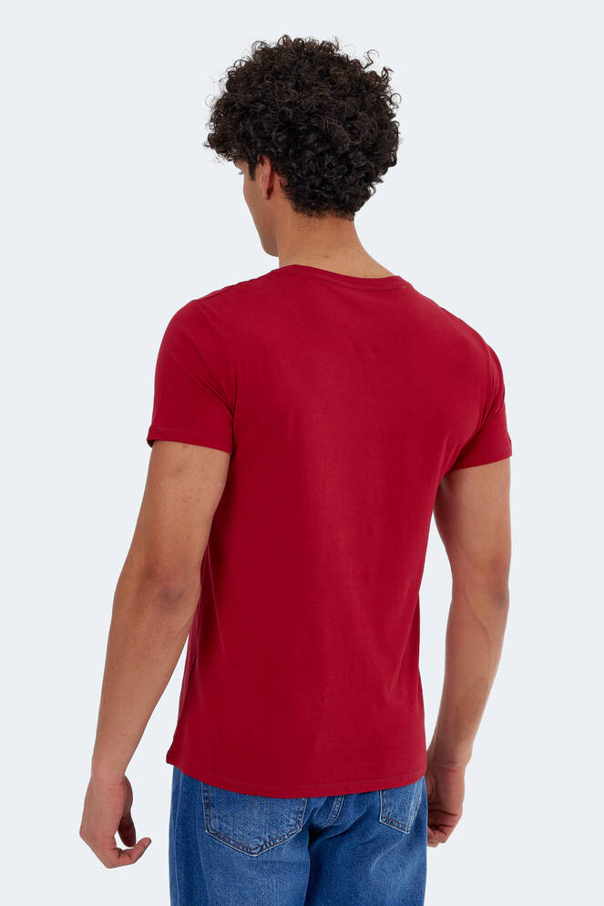 Slazenger KARNEN Erkek Kısa Kollu T-Shirt Bordo