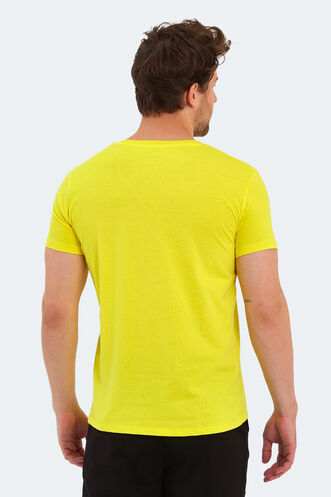 Slazenger KARNEN Men's Short Sleeve T-Shirt Light Yellow - Thumbnail