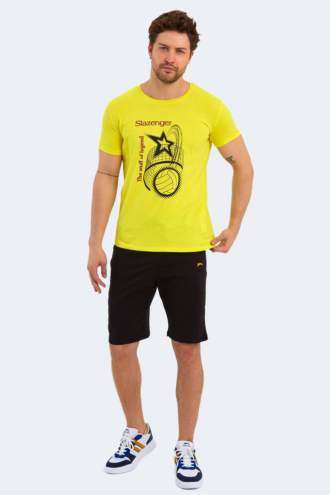 Slazenger KARNEN Men's Short Sleeve T-Shirt Light Yellow