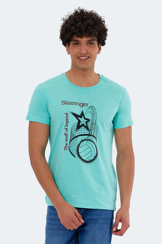 Slazenger KARNEN Men's Short Sleeve T-Shirt Mint - Thumbnail