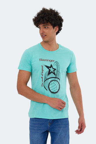 Slazenger KARNEN Men's Short Sleeve T-Shirt Mint - Thumbnail