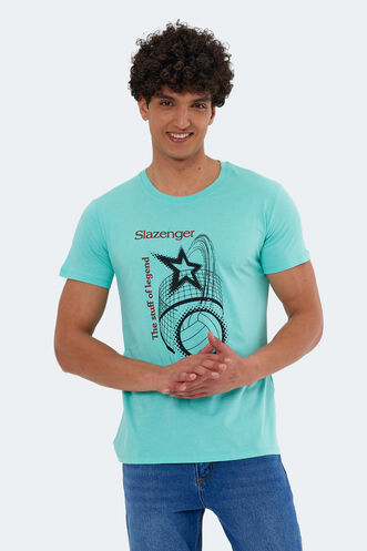 Slazenger KARNEN Men's Short Sleeve T-Shirt Mint - Thumbnail