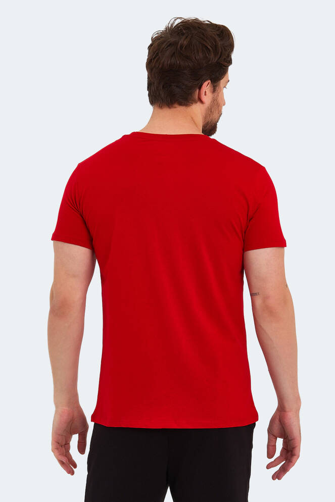 Slazenger KARNEN Men's Short Sleeve T-Shirt Red