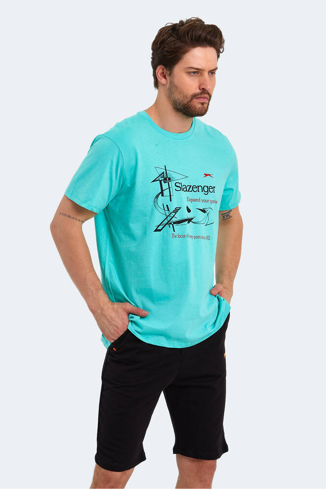 Slazenger KARNEN OVER Erkek Kısa Kollu T-Shirt Nane