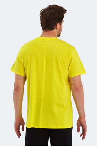 Slazenger KARNEN OVER Men's Short Sleeve T-Shirt Light Yellow - Thumbnail