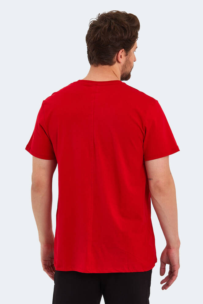 Slazenger KARNEN OVER Men's Short Sleeve T-Shirt Red