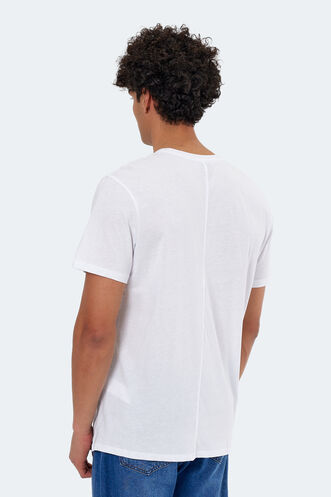 Slazenger KARNEN OVER Men's Short Sleeve T-Shirt White - Thumbnail