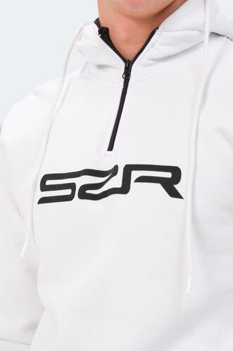 Slazenger KASHI Erkek Sweatshirt Beyaz - Thumbnail