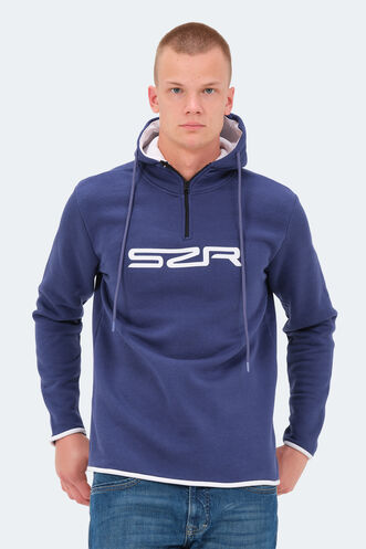 Slazenger KASHI Erkek Sweatshirt Lacivert - Thumbnail