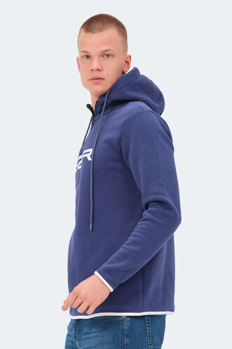 Slazenger KASHI Erkek Sweatshirt Lacivert - Thumbnail