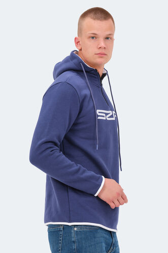 Slazenger KASHI Erkek Sweatshirt Lacivert - Thumbnail