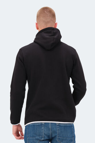 Slazenger KASHI Erkek Sweatshirt Siyah - Thumbnail