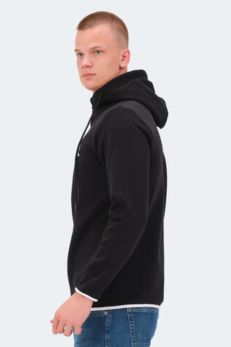 Slazenger KASHI Erkek Sweatshirt Siyah - Thumbnail